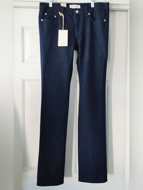 NEW - Henry & Belle Dark Blue Ideal Straight Low Rise Jeans | Size 27